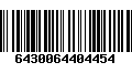 Código de Barras 6430064404454