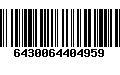 Código de Barras 6430064404959