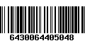 Código de Barras 6430064405048