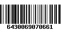 Código de Barras 6430069070661