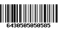 Código de Barras 6430505050585