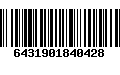Código de Barras 6431901840428
