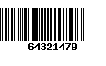 Código de Barras 64321479