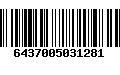 Código de Barras 6437005031281