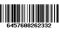 Código de Barras 6457608262332