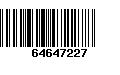 Código de Barras 64647227