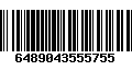 Código de Barras 6489043555755