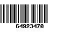 Código de Barras 64923470