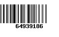 Código de Barras 64939186