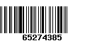 Código de Barras 65274385