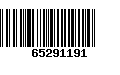 Código de Barras 65291191