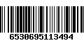 Código de Barras 6530695113494