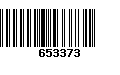 Código de Barras 653373