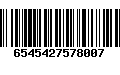 Código de Barras 6545427578007