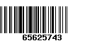 Código de Barras 65625743