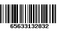 Código de Barras 65633132832