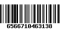 Código de Barras 6566710463138