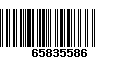 Código de Barras 65835586