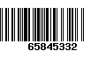 Código de Barras 65845332