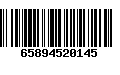 Código de Barras 65894520145