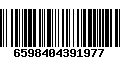 Código de Barras 6598404391977