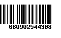 Código de Barras 660902544308