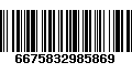 Código de Barras 6675832985869