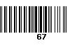 Código de Barras 67