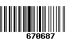 Código de Barras 670687