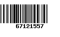 Código de Barras 67121557