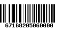 Código de Barras 67168205060000