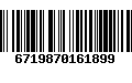 Código de Barras 6719870161899