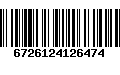 Código de Barras 6726124126474