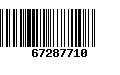 Código de Barras 67287710