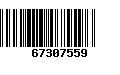 Código de Barras 67307559