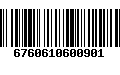 Código de Barras 6760610600901