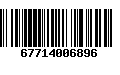 Código de Barras 67714006896