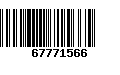 Código de Barras 67771566