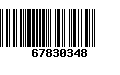 Código de Barras 67830348