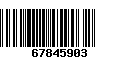 Código de Barras 67845903