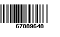 Código de Barras 67889648