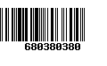 Código de Barras 680380380