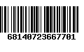 Código de Barras 68140723667701