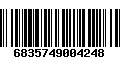 Código de Barras 6835749004248