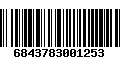 Código de Barras 6843783001253