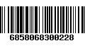 Código de Barras 6858068300228