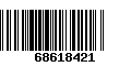 Código de Barras 68618421