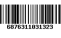 Código de Barras 6876311031323