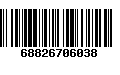 Código de Barras 68826706038