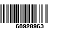 Código de Barras 68920963